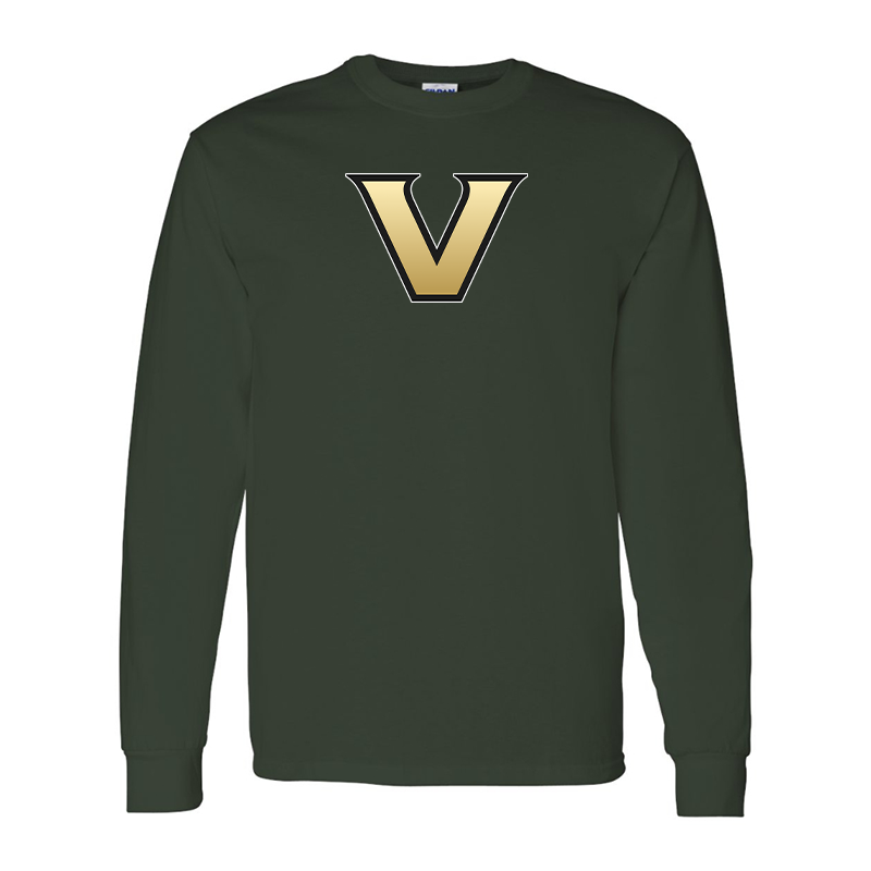 Men's Vanderbilt Commodores Gildan Heavy Cotton Long Sleeve T-Shirt